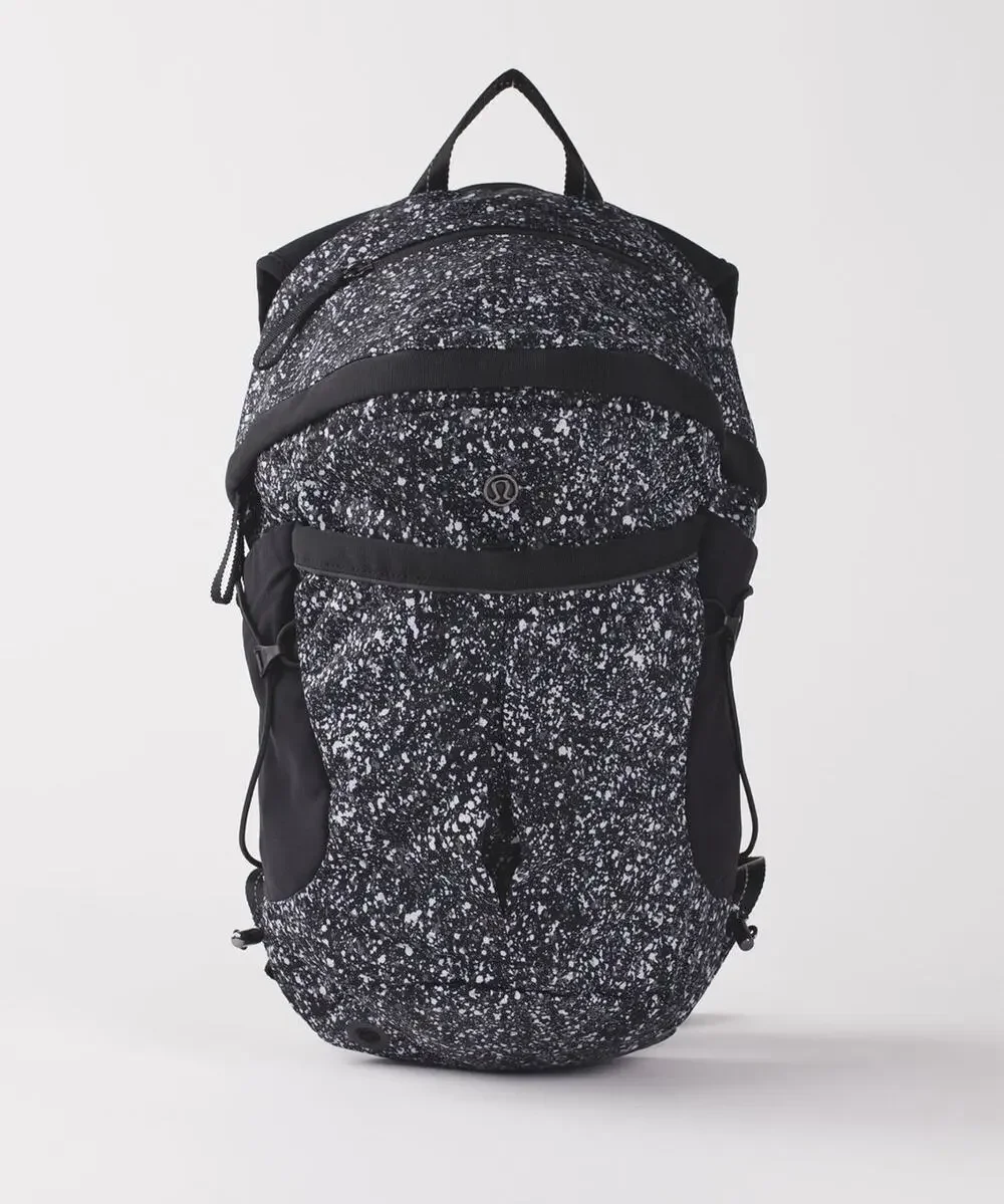 Lululemon Run All Day Backpack Splatter Reflective
